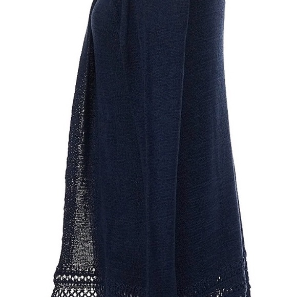 Lilly Pulitzer Deep Blue Fringe Cardigan - Picture 4 of 4